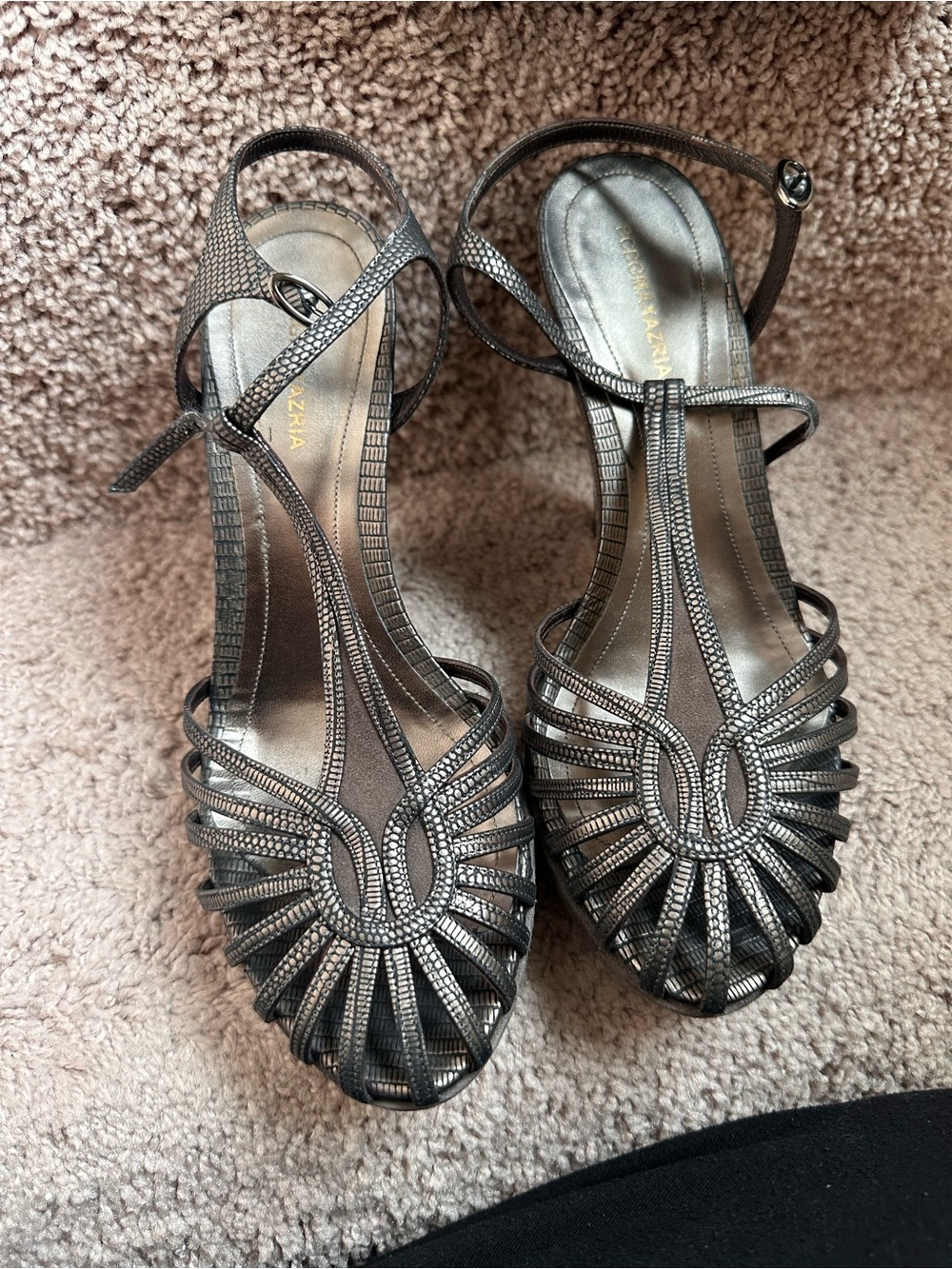 Bcbg Strappy Women’s Dress Sandals - Silver